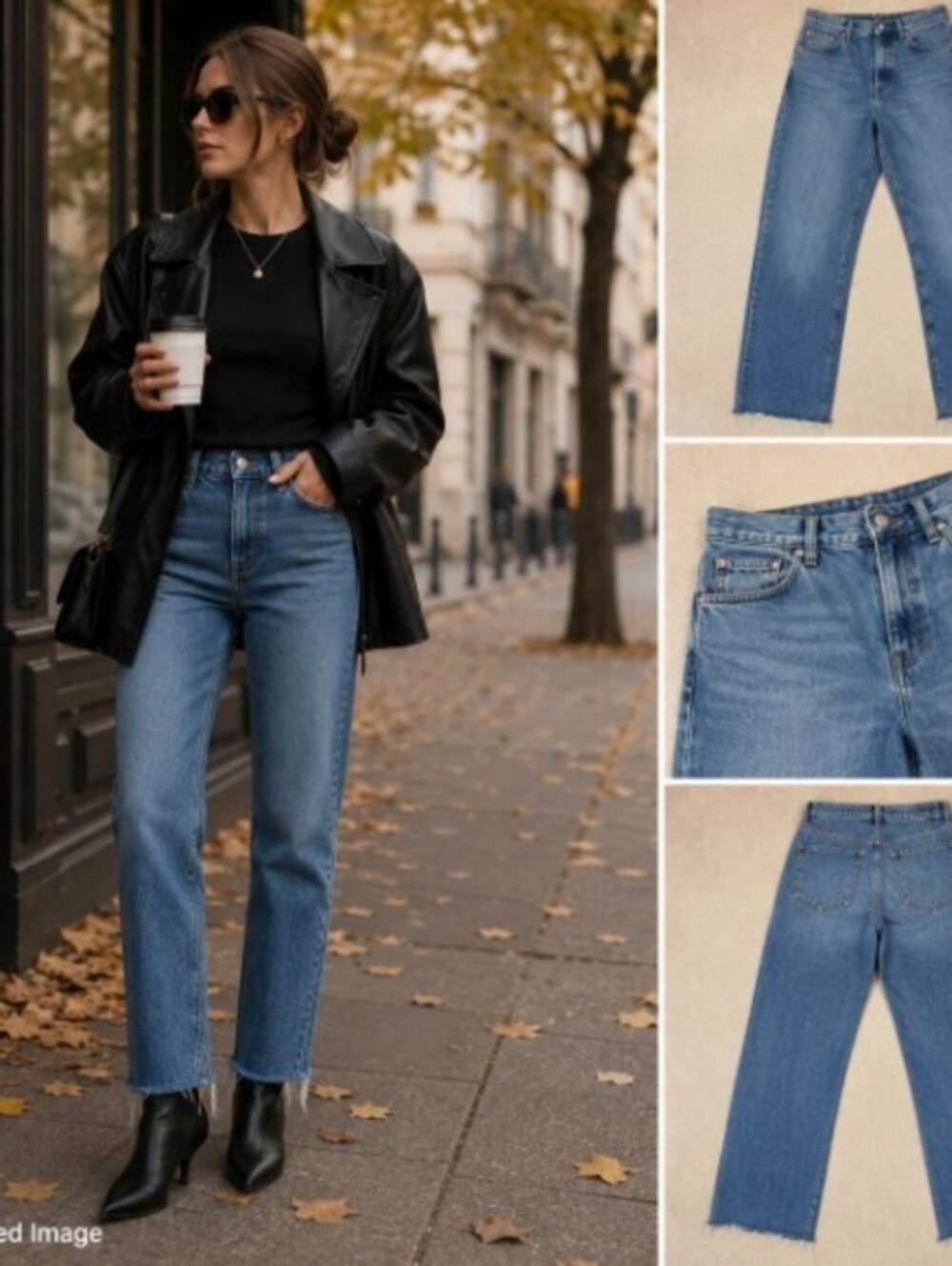 Reformation Val 90s Jeans 27 Colorado Mid Rise Straight Leg Raw Hem Tencel